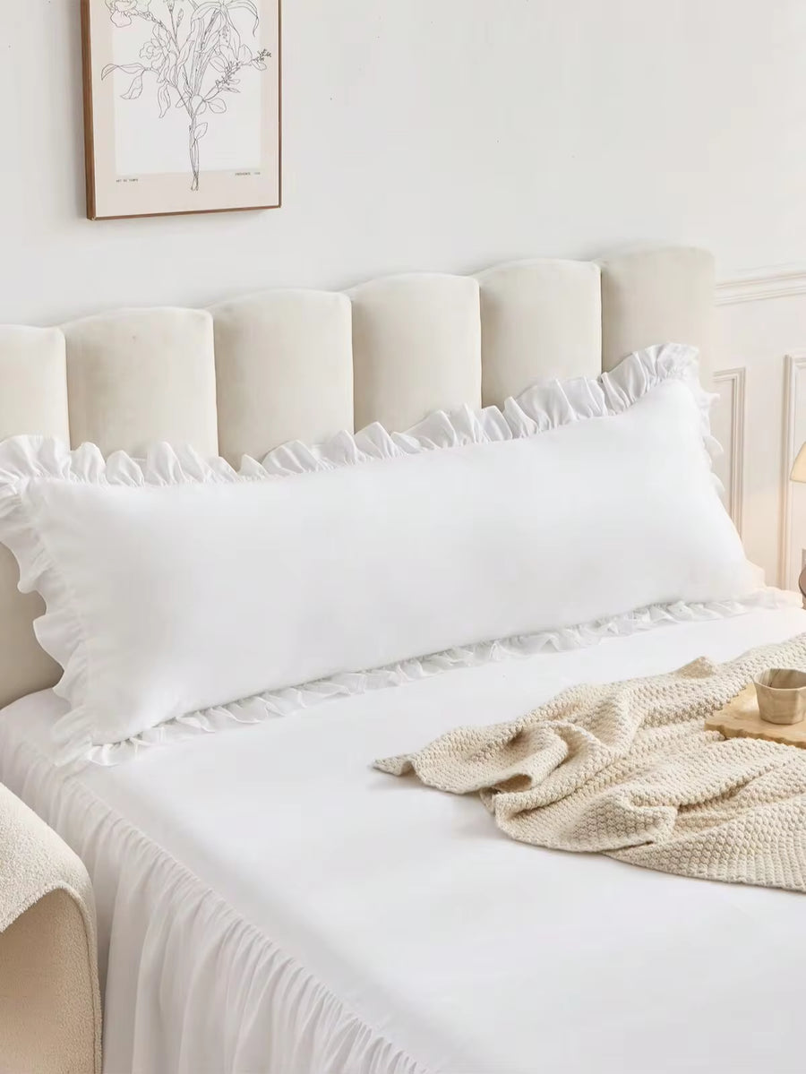 1pc Satin Pillowcase, Bedding, Comfortable & Easy Care Pillowcase, Solid Color Silk Pillowcase, Gentle On Hair And Skin, Suitable For Living Room Sofa, Room Decor, Without Pillow Insert, Machine Washable, Autumn Decor, Room Decoration